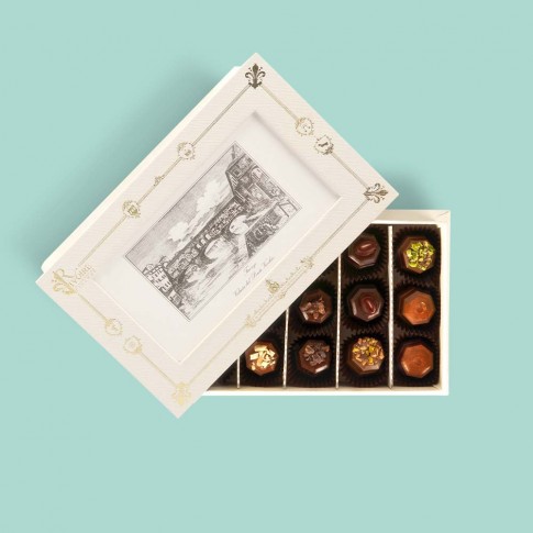 Boîte de Pralines Mixtes "Veduta Di Firenze"